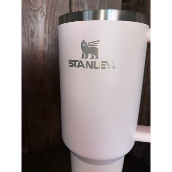 Stanley Quencher H2.0 FlowState 30 fl oz Rose Quartz Blush Soft Pink *no Straw* - Picture 8 of 9